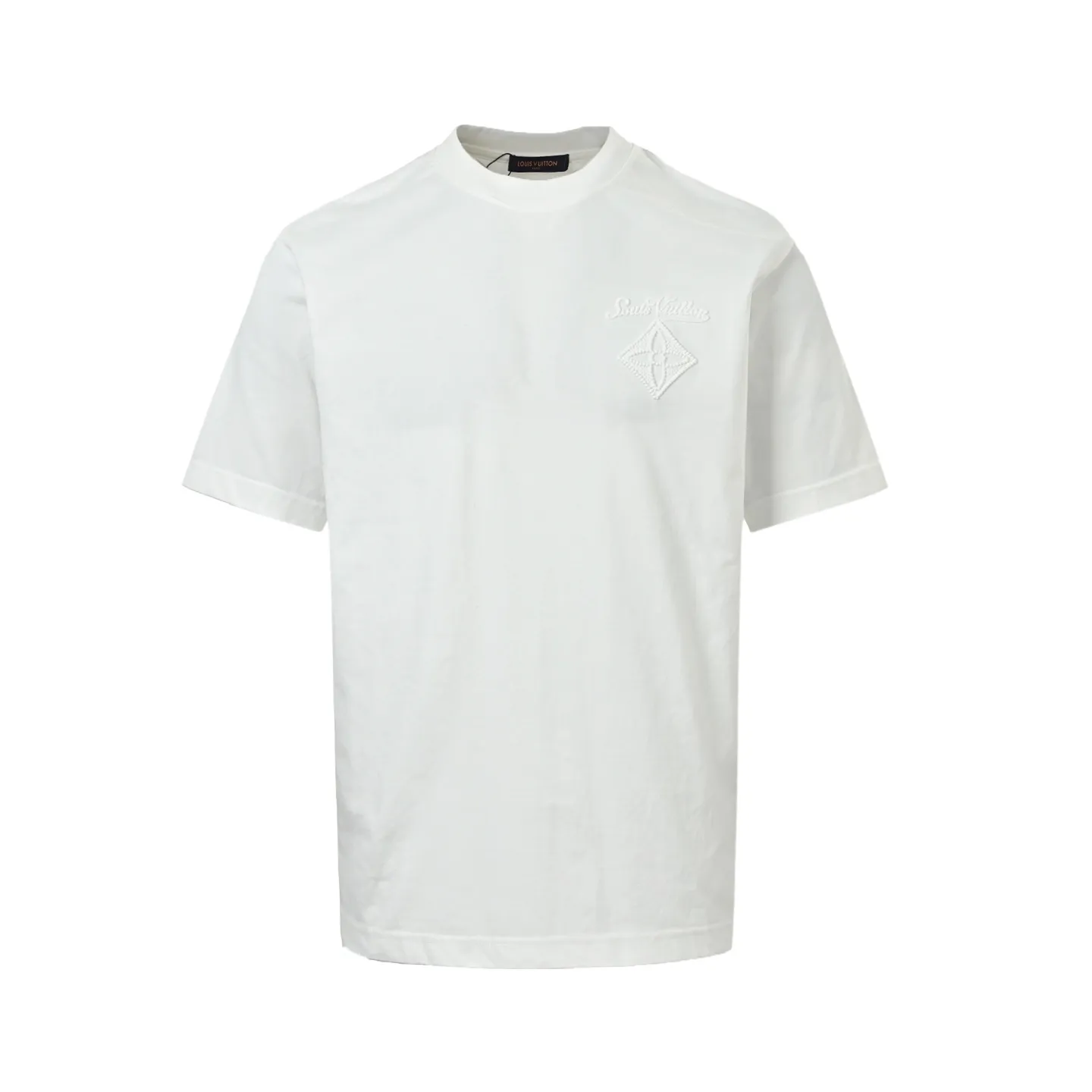Louis Vuitton/Louis Vuitton round neck short sleeves with sunflower embroidery on the back